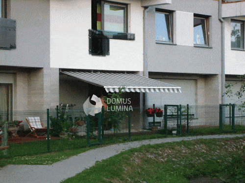 Terasinė markizė. Sumontuota Vilniuje
