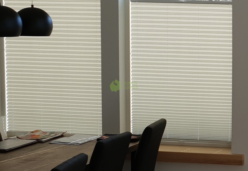 Pleated Blinds Prestige Decorate Windows Of A House In Sweden