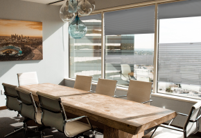 Pleated blinds for standard windows, controlled by handle - type 4 DUO