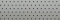 Grey perforated