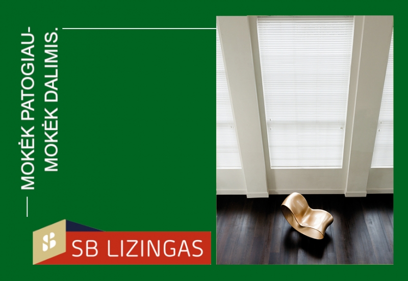 Dabar langų uždengimus galite įsigyti išsimokėtinai