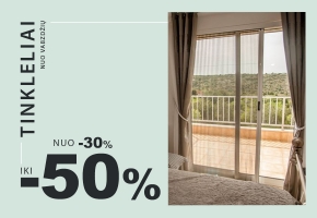 Tinkleliams nuo vabzdžių nuo 30% iki 50%