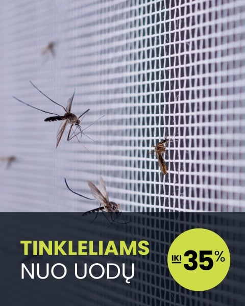 Tinkleliai nuo uodų iki -35% pigiau