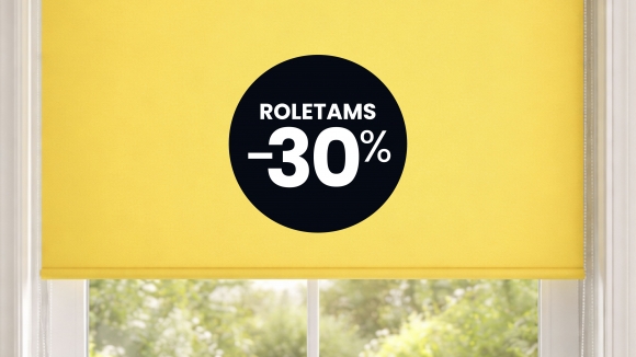 Roletai −30% pigiau