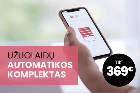 Užuolaidų automatikos komplektas tik 369 €!