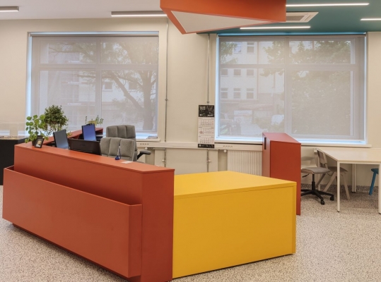 Screen roletai kolegijoje