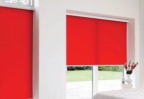 Roller blinds for plastic windows