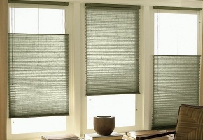 Pleated blinds for standard windows, controlled by string – type 15