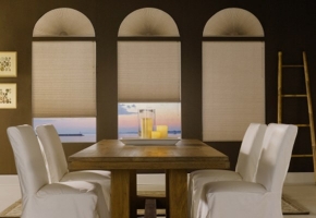 Pleated blinds for round windows - type 12