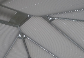 Pleated blinds for trapeze windows – type 10
