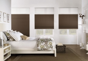 Pleated blinds with two fabrics – type 7