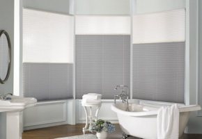 Pleated blinds with two fabrics – type 6